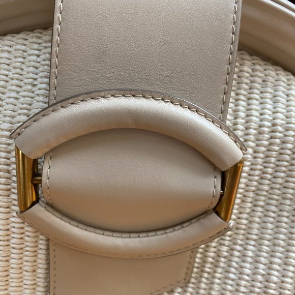Banana Republic STELLA CLOUD CLUTCH Oversized Straw Clutch Handbag for Summer - Picture 9 of 13